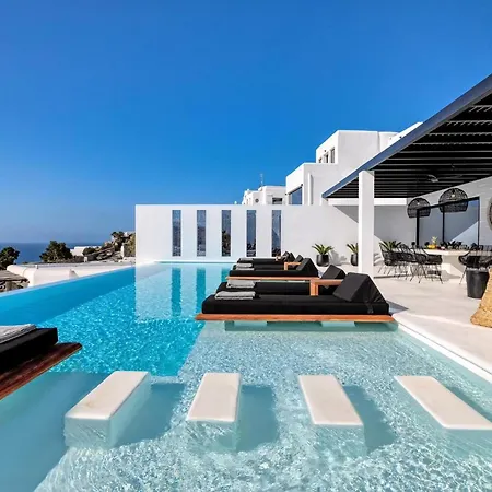 Phenomenal Mykonos 6 Bedrooms Paradise View Panoramic Sea Views Private Infinity Pool Psarou Villa *