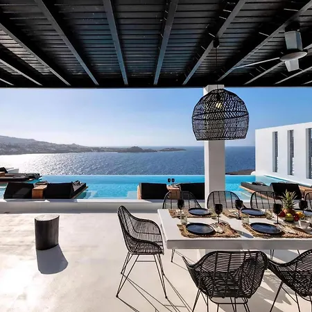 Phenomenal Mykonos 6 Bedrooms Paradise View Panoramic Sea View Psarou (Mykonos)