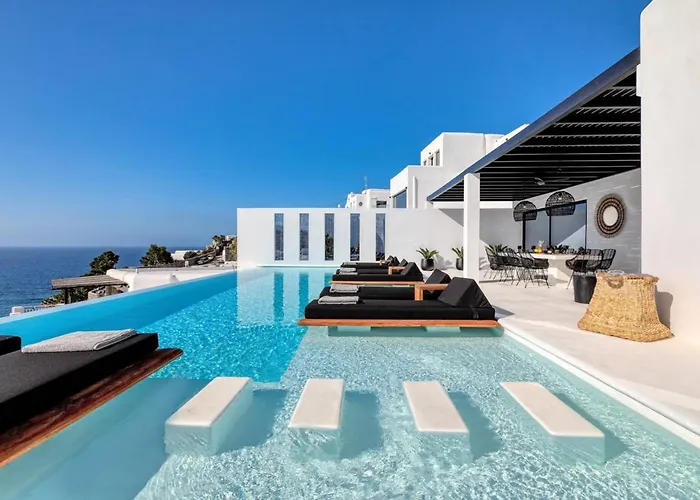 Phenomenal Mykonos 6 Bedrooms Paradise View Panoramic Sea View * Psarrou